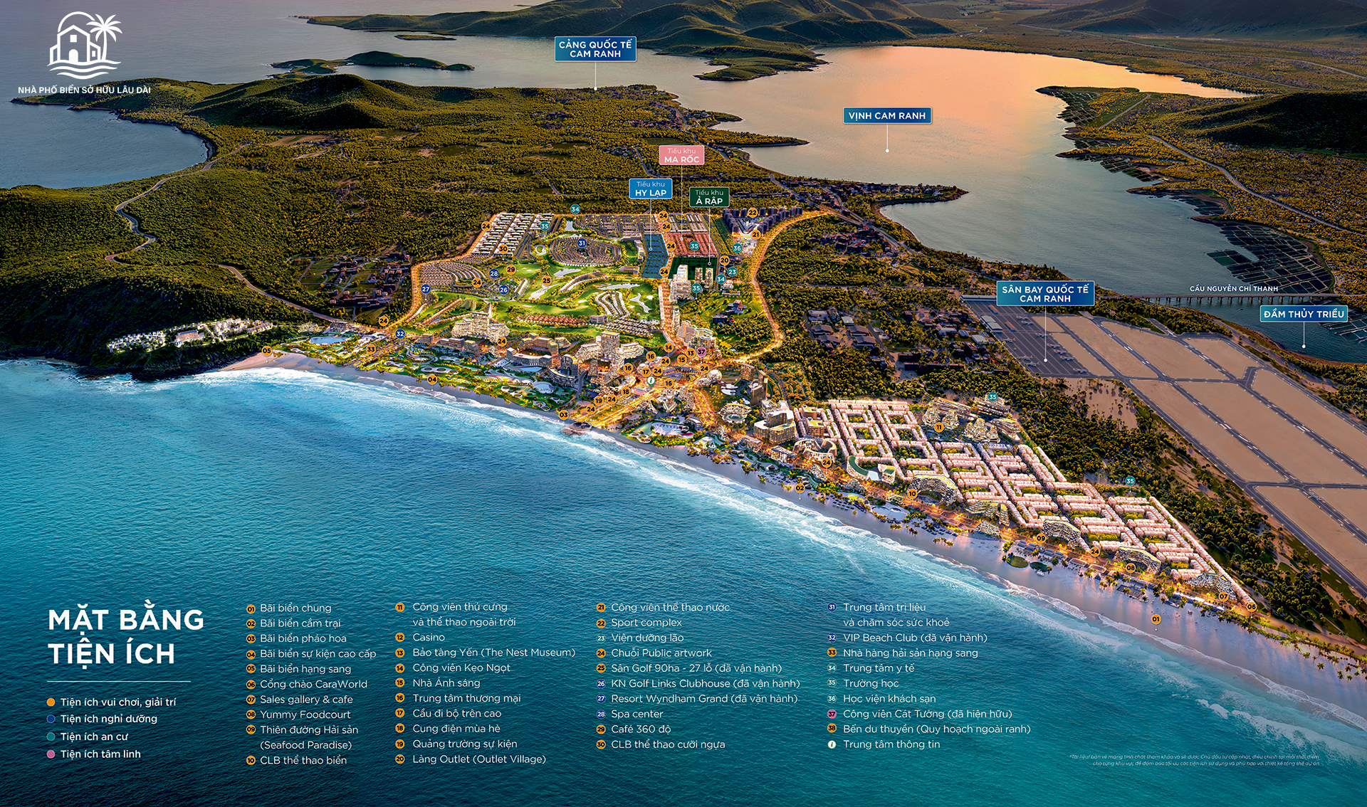 38 Đại Tiện Ích CaraWorld Cam Ranh – Đô thị biển đẳng cấp